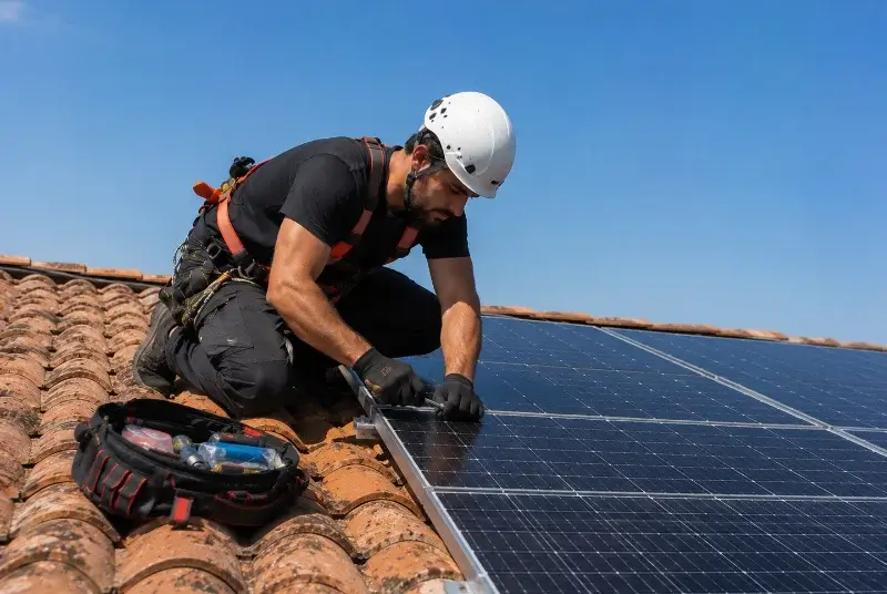 Maintenance et monitoring de panneaux solaires à Saint-Laurent-du-Pont