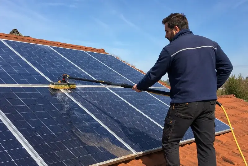 Nettoyage et entretien de panneaux solaires à Saint-Laurent-du-Pont